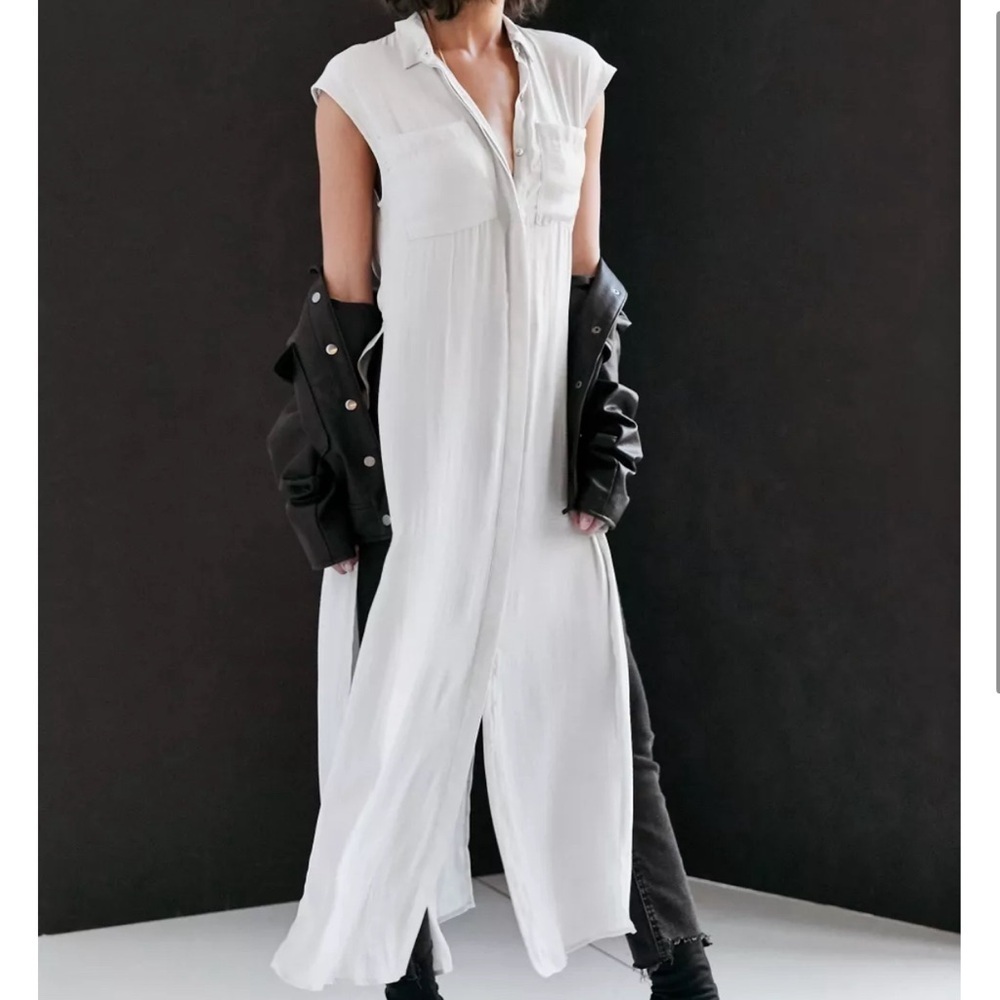 Silence + Noise Maxi Top Medium Satin Trim